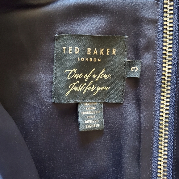 Ted Baker London Norraa Fantasia Shealth Bodycon Dress Size 8 - Picture 10 of 11